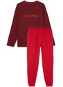Pánský pyžamový set NM1592E 6NJ bordo/červená - Calvin Klein