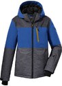Chlapecká zimní bunda Killtec 181 šedá/tmavě modrá