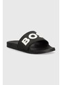 Pantofle BOSS Kirk dámské, černá barva, 50488941