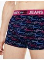 Tmavě modré pánské vzorované boxerky Tommy Hilfiger Underwear - Pánské