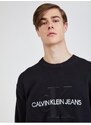 Černý pánský svetr Embroidery Calvin Klein Jeans - Pánské