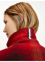 Červený dámský kabát s příměsí vlny Tommy Hilfiger - Dámské