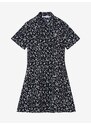 Černé dámské košilové květované šaty Calvin Klein Jeans - Dámské