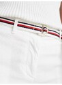 Bílé dámské zkrácené chino kalhoty Tommy Hilfiger - Dámské