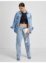 Tommy Hilfiger Černý dámský crop top Tommy Jeans - Dámské