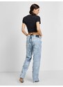 Tommy Hilfiger Černý dámský crop top Tommy Jeans - Dámské