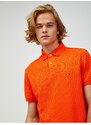 Oranžové pánské polo tričko Tommy Hilfiger - Pánské