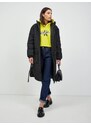Žlutá dámská zkrácená mikina s kapucí Calvin Klein Jeans - Dámské