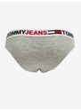 Tommy Hilfiger Světle šedé dámské žíhané kalhotky Tommy Jeans - Dámské