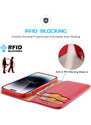 Knížkové pouzdro na iPhone 14 Pro - DuxDucis, Hivo Red