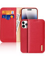 Knížkové pouzdro na iPhone 14 Pro MAX - DuxDucis, Hivo Red