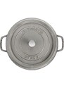 Staub Cocotte hrnec kulatý 30 cm/8,35 l šedý, 1103018
