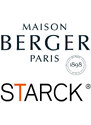 Maison Berger Paris – Starck sada katalytická lampa a náplň Peau de Soie (Hedvábná kůže), růžová