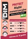 DIM MENSTRUAL NIGHT BOXER - Night and day menstrual panties - black