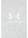 Mikina Under Armour pánská, šedá barva, s kapucí, s aplikací, 1373880