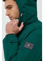 Péřová bunda Tommy Hilfiger pánská, zelená barva, zimní