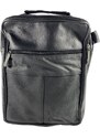 Dailyclothing Kožená taška přes rameno černá 9136