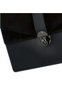 Dámská elegantní kožená kabelka černá - ItalY Lumea černá