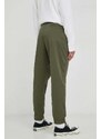 Kalhoty Levi's pánské, zelená barva, ve střihu chinos
