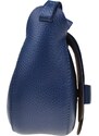 NovaKabelka.cz Kožená kabelka crossbody Roberta Blu modrá