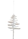 Kovová vánoční ozdoba průměr 17,5 cm TREE House Doctor - stříbrná