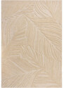 Flair Rugs koberce Kusový koberec Solace Lino Leaf Natural - 120x170 cm