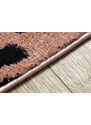 Dywany Łuszczów Dětský kusový koberec Fun Gatti Cats pink - 140x190 cm
