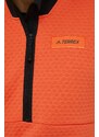 Sportovní mikina adidas TERREX Utilitas oranžová barva