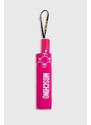 Deštník Moschino růžová barva, 8936 OPENCLOSEA