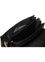 BASIC Lulu Castagnette Černá vzorovaná kabelka SABRINA NOIR