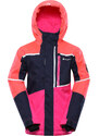 Alpine Pro Melefo Dětská lyžařská bunda KJCY265 diva pink 104-110