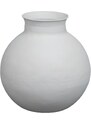 Hoorns Bílá kovová váza Amoris ø 43 cm