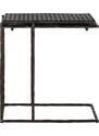 Černý kovový konferenční stolek Richmond Ventana 58 x 38 cm