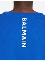 BALMAIN Paris Back Blue mikina