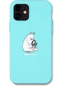 NordicBuddies Finsko iPhone Case Moomintroll´s Tail light blue