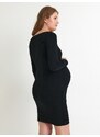 Sinsay - Mini šaty MÁMA - černá