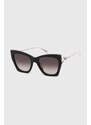 Sluneční brýle Alexander McQueen dámské, stříbrná barva