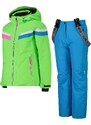 CMP Campagnolo Dětský lyžařský set CMP Kid G Set Jacket And Pant - Mela Fluo