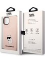 Ochranný kryt pro iPhone 14 PLUS - Karl Lagerfeld, Liquid Silicone Choupette NFT Pink