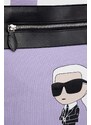 Kabelka Karl Lagerfeld fialová barva