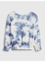 GAP Modrá holčičí mikina tie-dye snit smck top