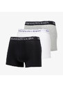 Boxerky Ralph Lauren Stretch Cotton Classic Trunks Grey/ White/ Black