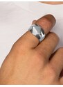 PÁNSKÝ PRSTEN NIALAYA SILVER SQUARED SIGNET RING