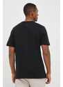 Bavlněné tričko adidas černá barva, s potiskem, IC9347