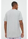 Bavlněné tričko adidas šedá barva, IC9789
