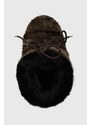 Sněhule Moon Boot Icon Low Faux Fur hnědá barva