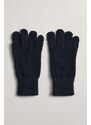 RUKAVICE GANT D1. SOFT MIX RIB KNITTED GLOVES modrá None