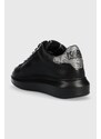 Kožené sneakers boty Karl Lagerfeld KAPRI černá barva, KL62510A