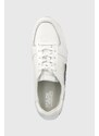 Kožené sneakers boty Karl Lagerfeld VELOCITA II bílá barva, KL61930N