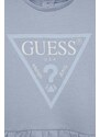 Dětské bavlněné šaty Guess midi